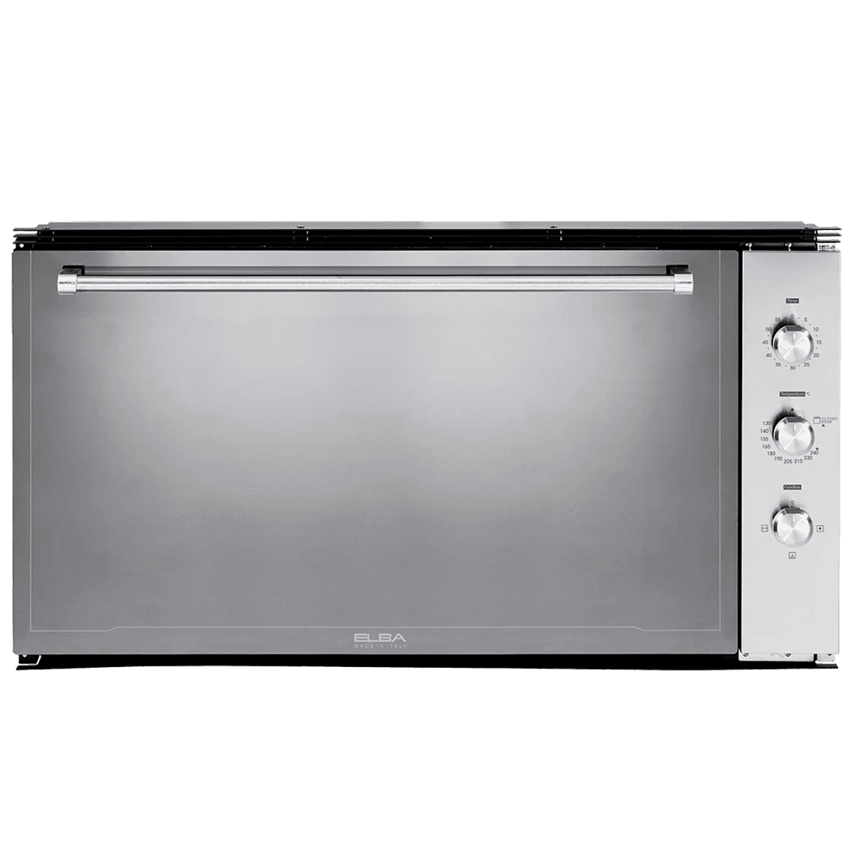 Elba 90 cm Built-in Gas Oven - Stainless Steel - Double Fans - 75L Capacity - Gas Grill - Full Safety - Made in Italy