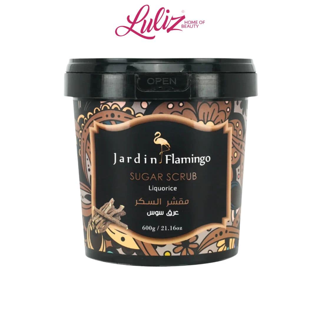 JARDIN FLAMINGO - Sugar Scrub Liquorice 600G