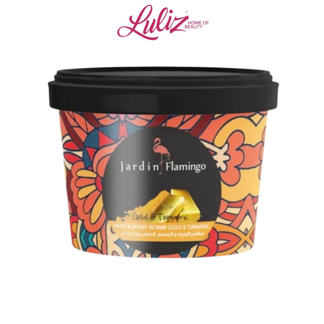JARDIN FLAMINGO - Face & Body Scrub Gold & Tumeric 400G
