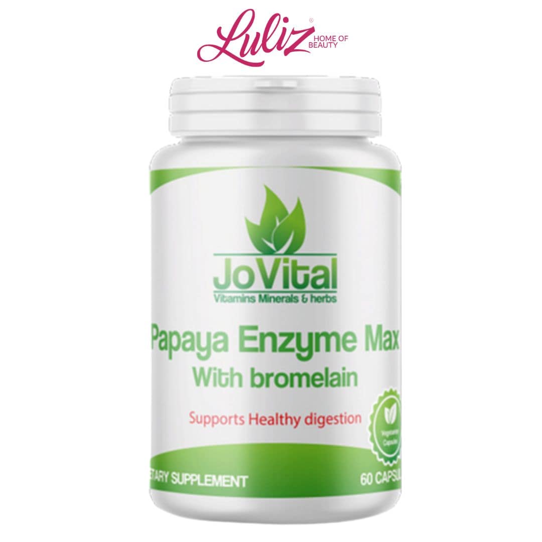JOVITAL - Papaya Enzyme Max With Bromelain 60 Capsules