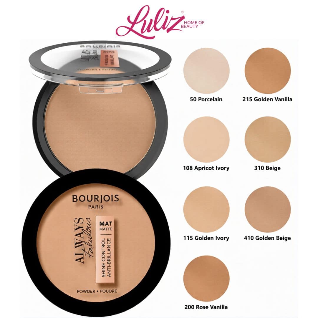 BOURJOIS - ALWAYS POWDER MATTE SHADES