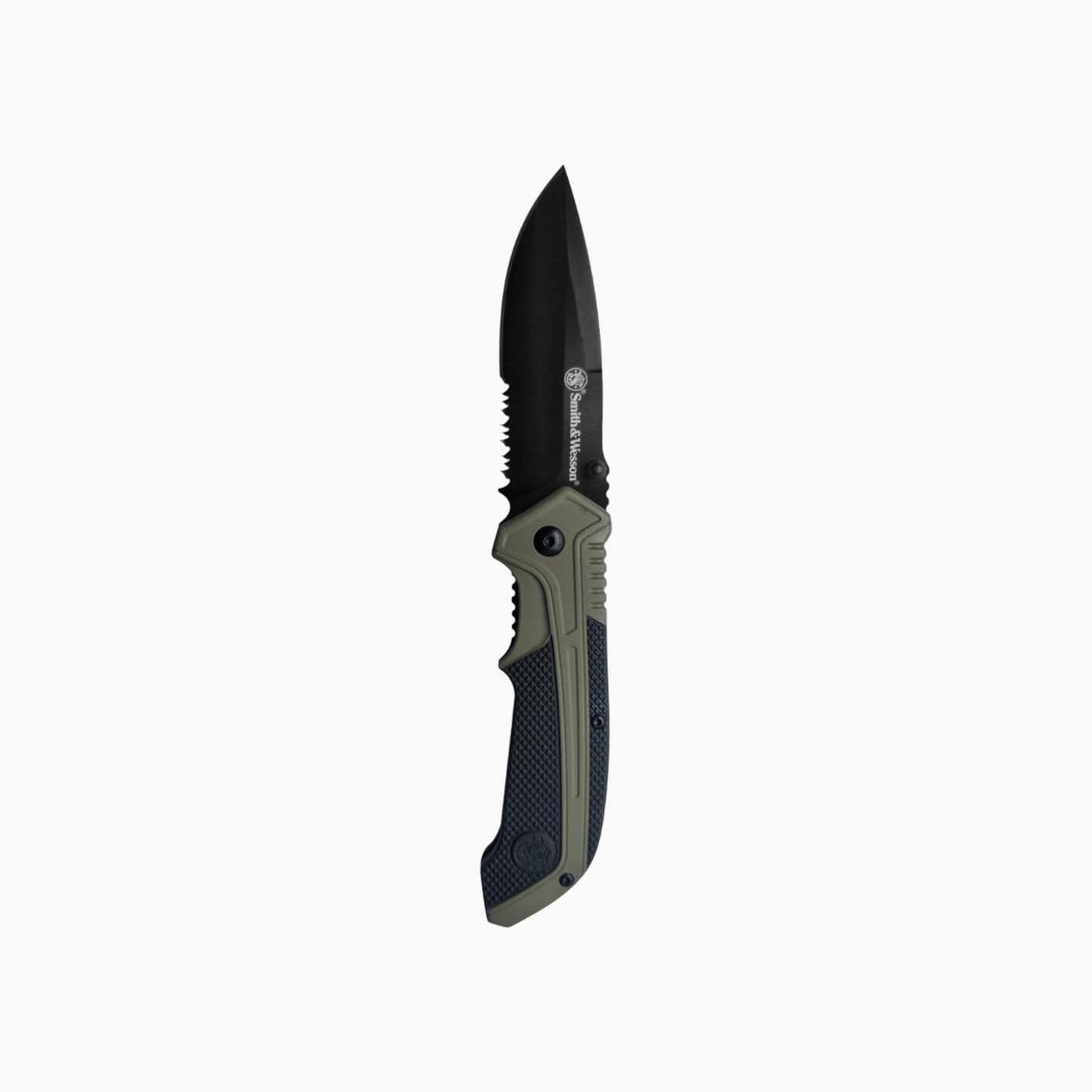 Smith & Wesson S.A. Od Green Drop Point Folding Knife
