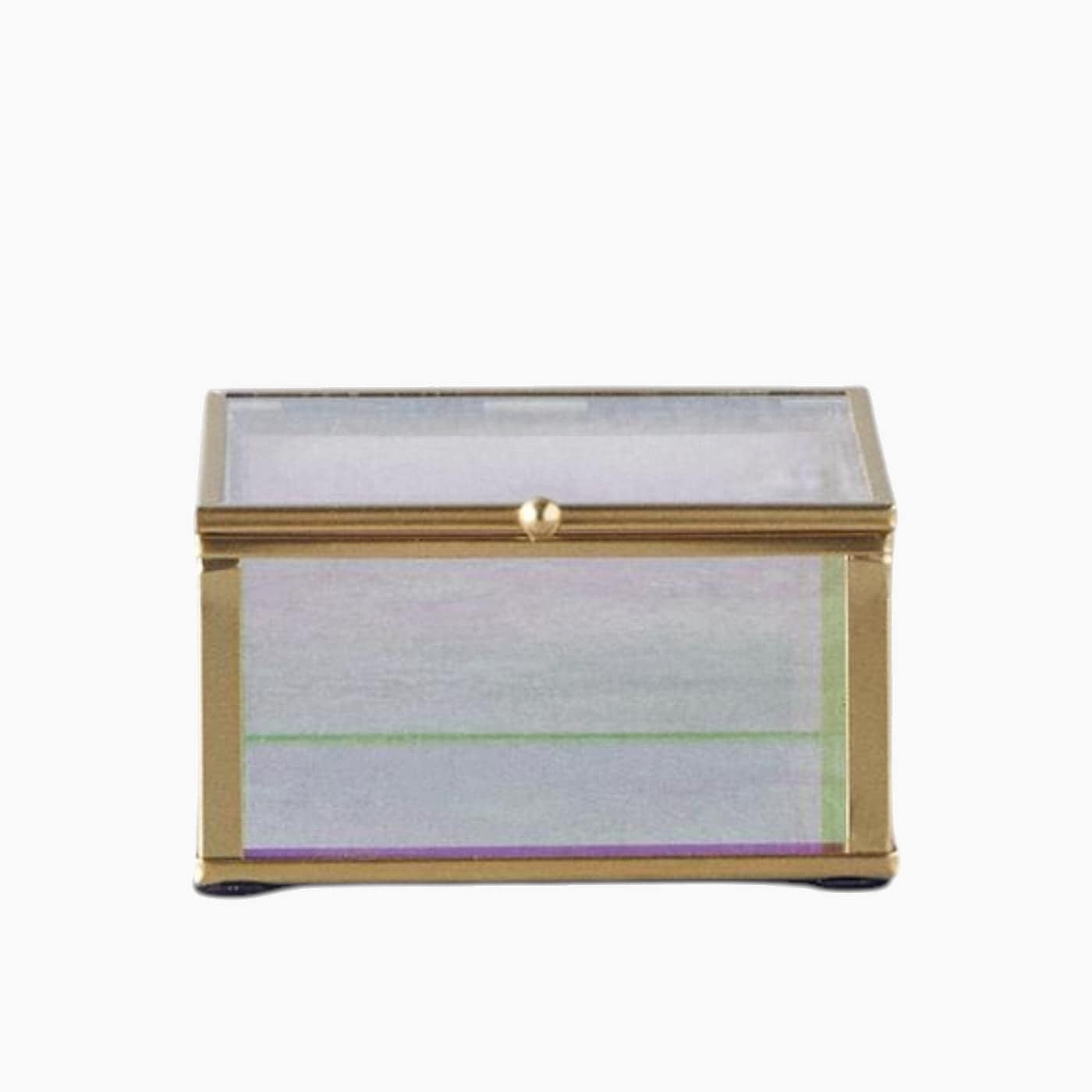 H Living Mabella Decorative Box 10x10x5.5cm Gold