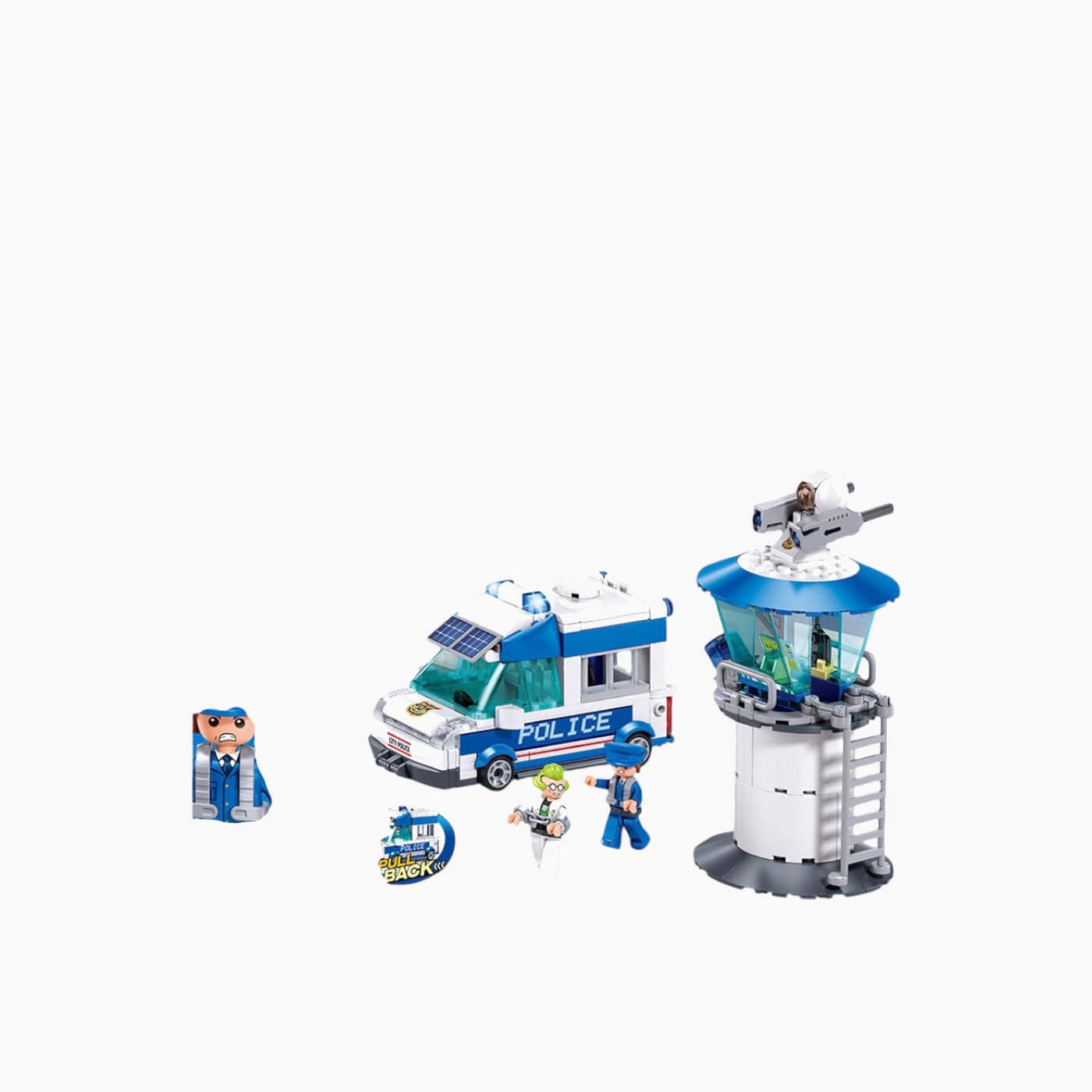 Sluban Metropolis Police Escort Criminal Yuri Building Set