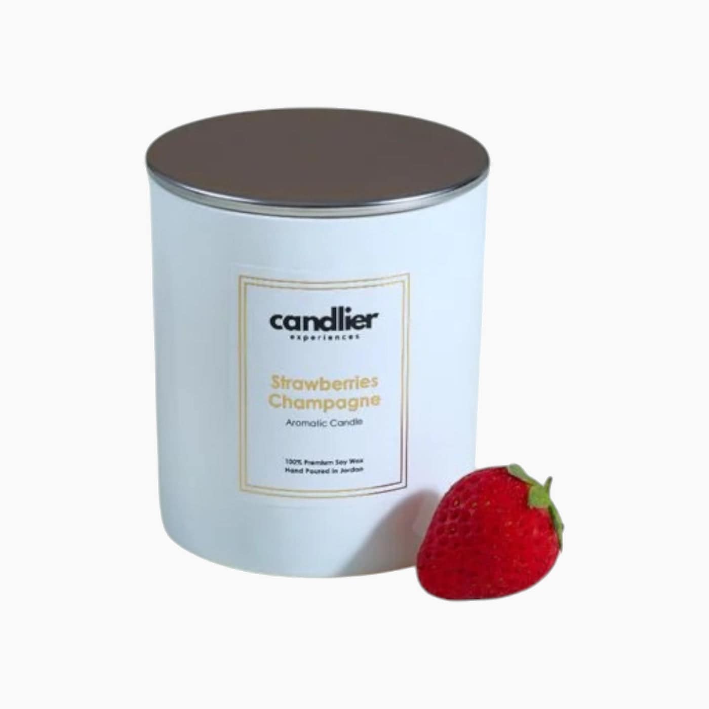 Candlier Strawberries Champagne Candle