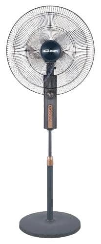 18-Inch Vertical Fan with 7 Blades and 75 Watts, 4 Speeds with Remote Control