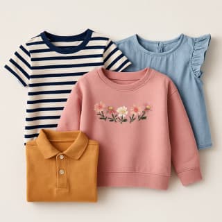 Superman Logo Calligraphy | Kids Graphic Longsleeve Tshirt