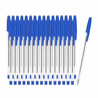 Pen Ballpoint Blue 20pcs