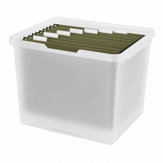 Smead Plastic File Box