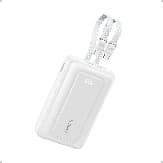Anker Zolo Power Bank (20K, 45W, Built-In Dual USB-C Cables ) White