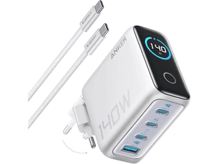 Anker Charger (140W, 4-Port, PD 3.1) with USB-C Cable