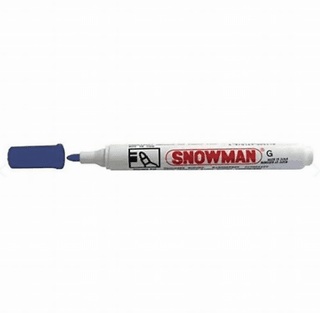 SNOWMAN PERMANENT MARKER - Black