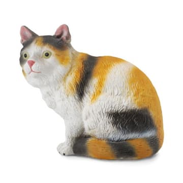 Collecta 3-Colour House Cat - Sitting