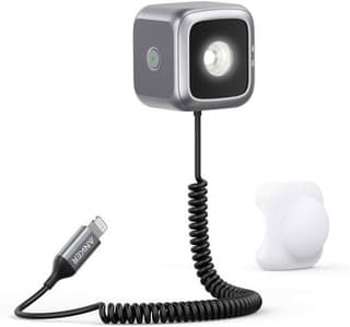 فلاش LED لـ iPhone لتحسين الإضاءة - رمادي غامق من Anker