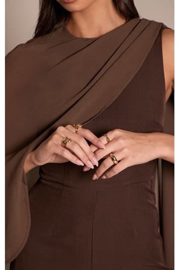 Gold Hammered Stacker Rings Multi Pack