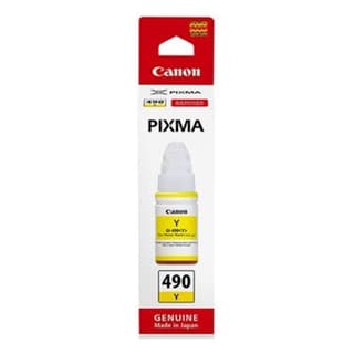 Canon PG-490Y Yellow Inkjet Cartridge Compatible with G-1400,G-3400