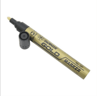 SNOWMAN GOLD MARKER