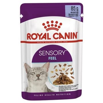 طعام رطب للقطط Sensory Feel بتركيبة حسية لتجربة طعام فريدة، 12x85غ من Royal Canin