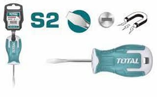 مفك عادي ربر مغناطيس S2 خفيف الوزن بقبضة سيليكون مقاومة للانزلاق