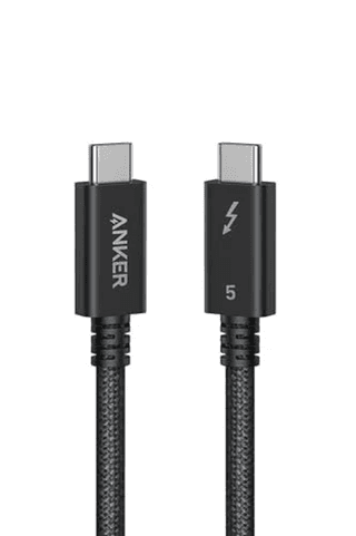 Anker Prime USB-C to USB-C Cable Thunderbolt 5 Cable Black