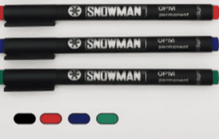 SNOWMAN OPM permanent Blue