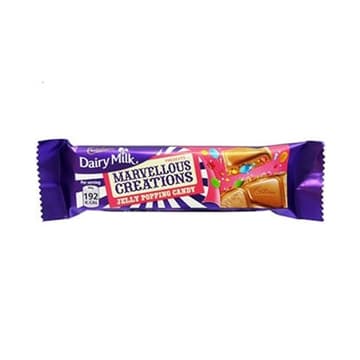 Cadbury Dairy Milk Chocolate Bar Jelly Popping 38 Gram