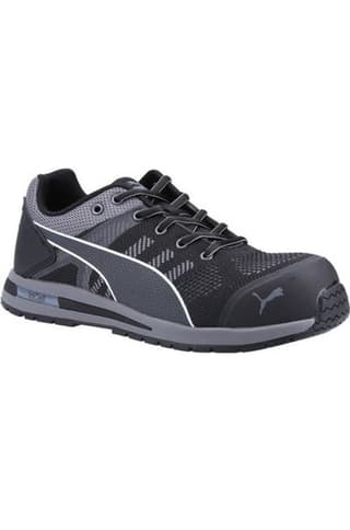 Puma Safety Mens Elevate Low Knitted Safety Trainers - Black