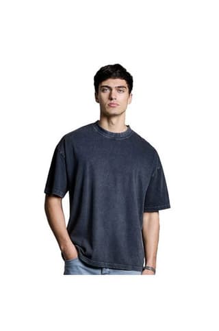 Anthem Mens Distortion Vintage Wash T-Shirt - Black