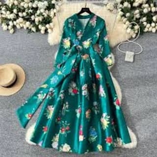 Women's Floral A-Line Dress
