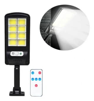 كشاف شمسي جداري LED مع حساس حركة وريموت – 3 أوضاع إضاءة مقاوم للماء
