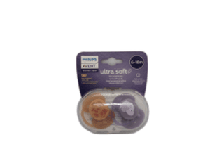 Philips Avent Ultra Soft 6-18M Soother Girl 2 Pieces