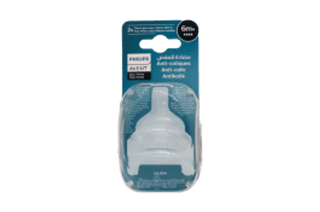Philips Avent Classic Anti-Colic Teat 6M+ 2 Pieces