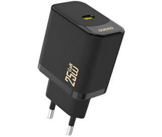DUDAO Fast Wall Charger Gan, 25Watts, Black