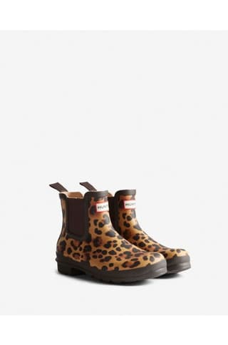 Womens Original Chelsea Leopard Print Boot