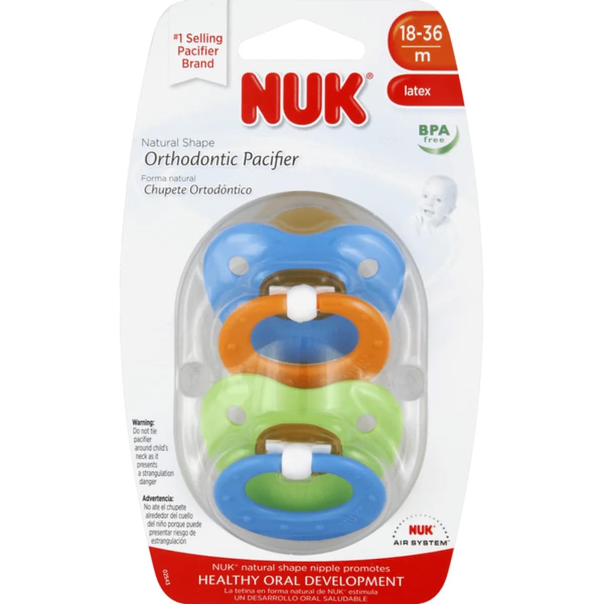 NUK Orthodontic Soother Latex Size 1