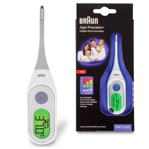 BRAUN Age Precision Digital Thermometer PRT2000