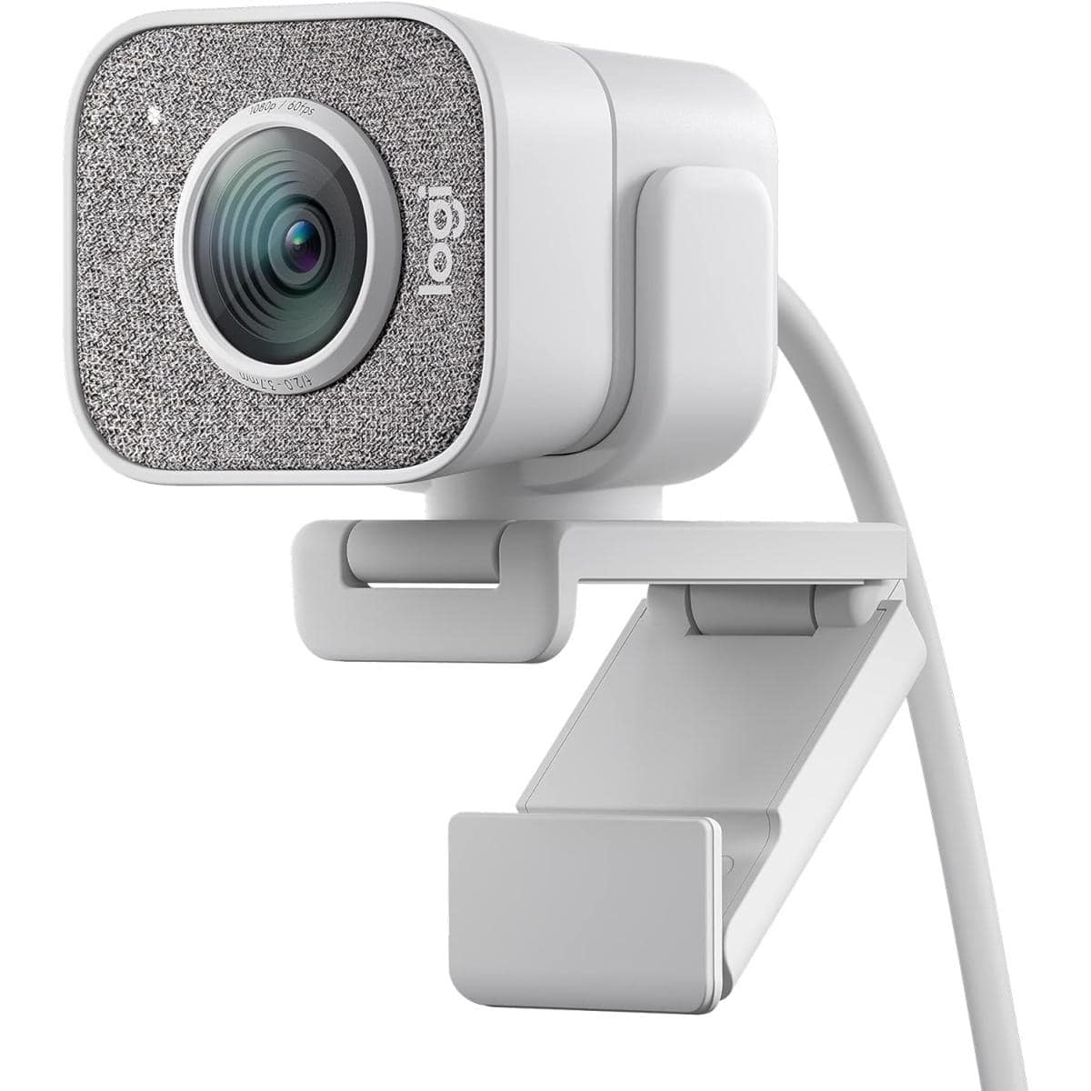 Logitech StreamCam Premium Full HD Webcam Streaming & Content Creation 1080p 60 fps Premium Glass Lens Smart Auto-Focus - White