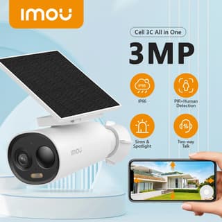 IMOU Cell 3C All In One Solar Powered Security Camera Outdoor Wireless WIFI Camera Battery Camera Two-Way Talk Surveillance
