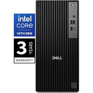 Dell Pro Tower QCT1250 (2025) 14Gen Intel Core i7 14700 20-Cores Tower High-Performance Desktop & 3 Years Warranty - Black