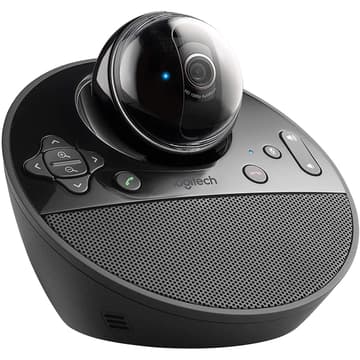 Logitech BCC950 Conference Cam, 1080p HD Up to 30fps Camera, UVC H.264, Auto-focus, Camera Height Extender, Omni-directional Mic, Built-in Full Duplex Speakerphone, Black