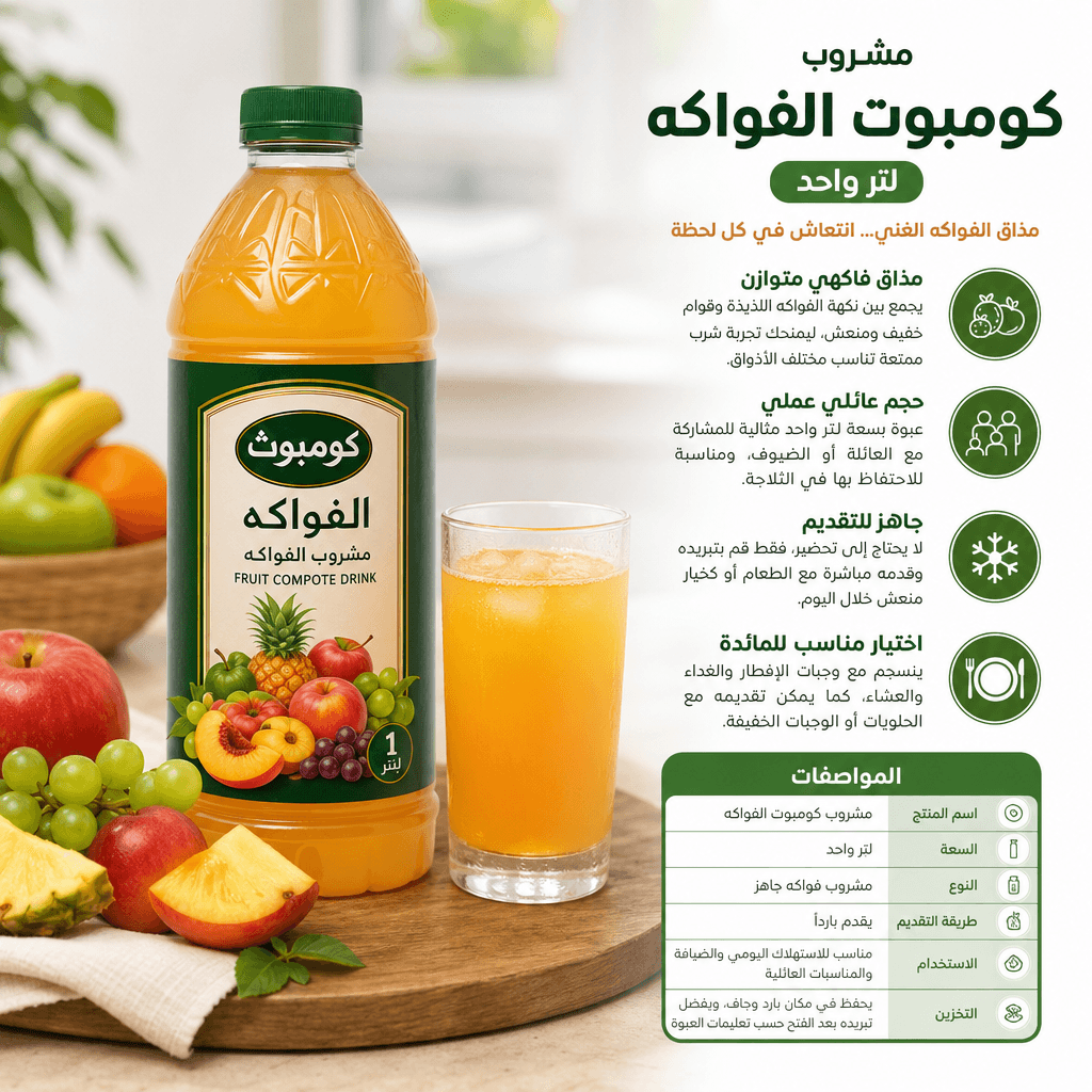 Fruit Compote Drink 1 Liter