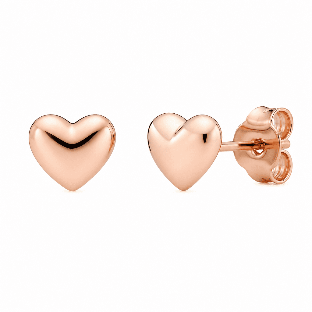 Pandora Rose Heart Stud Earrings