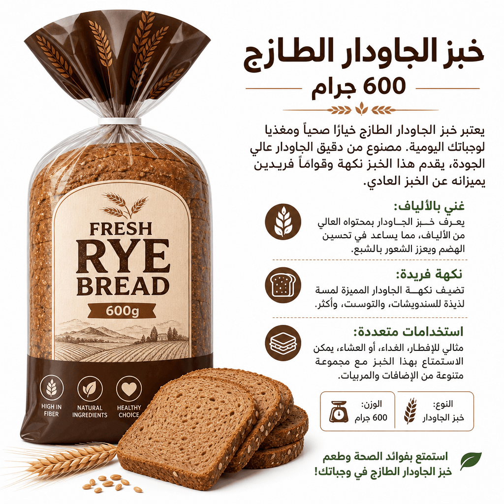 Fresh Rye Bread 600g