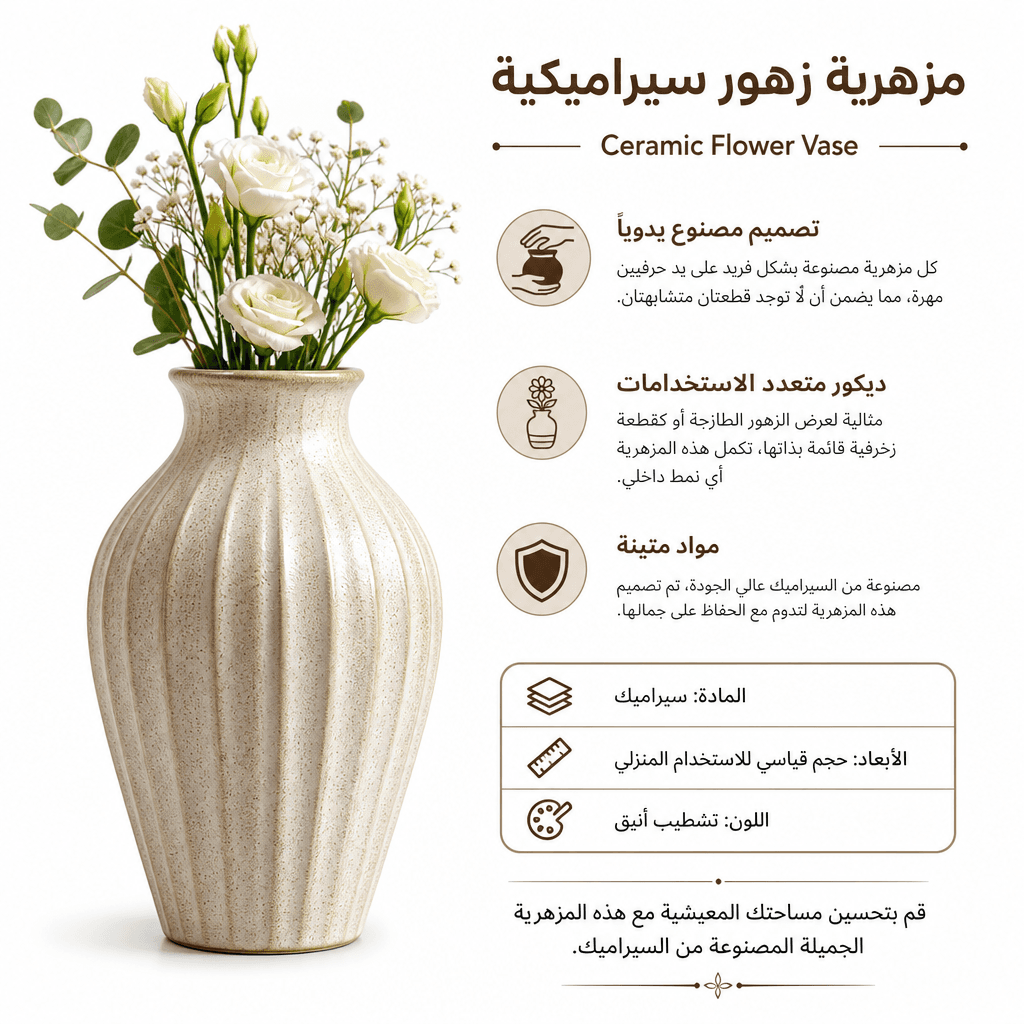 Ceramic Flower Vase