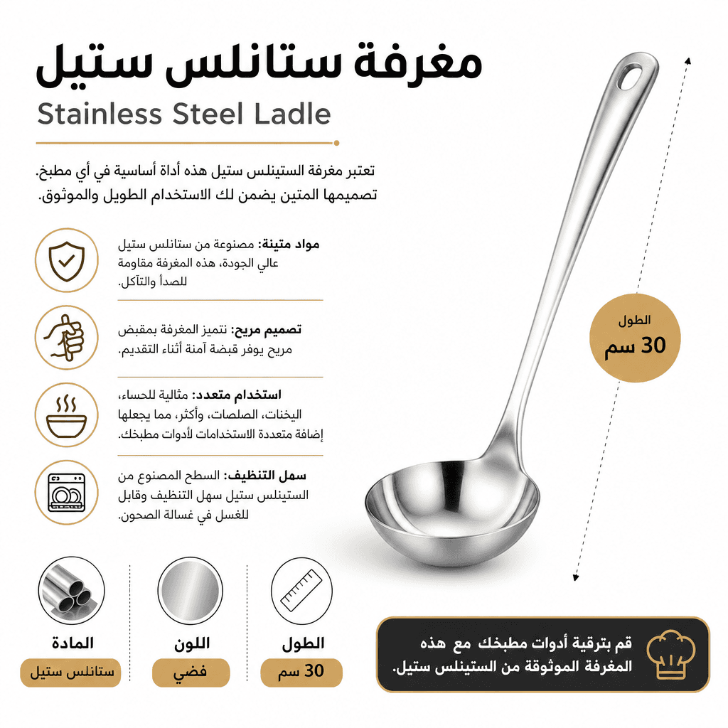Stainless Steel Ladle