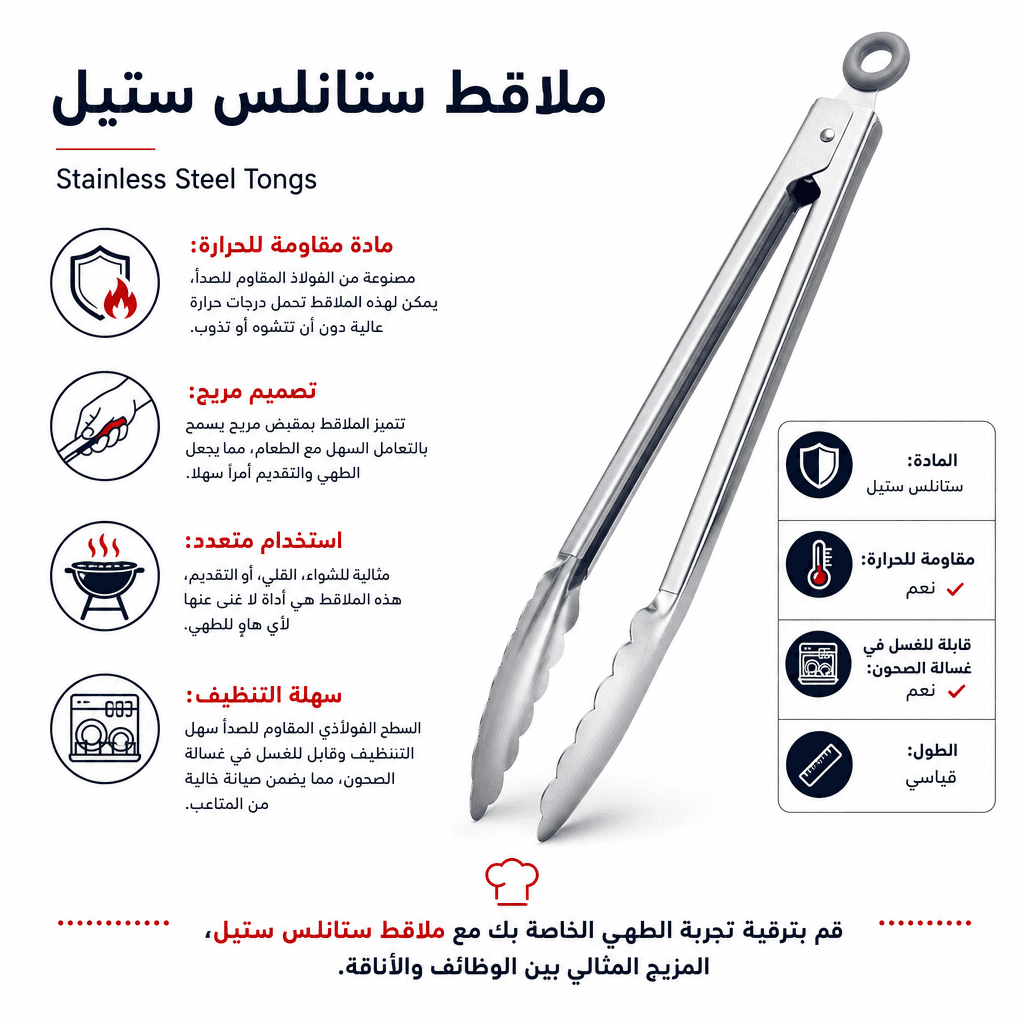 Stainless Steel Tongs