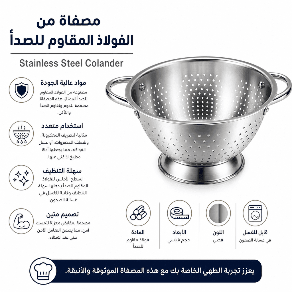 Stainless Steel Colander