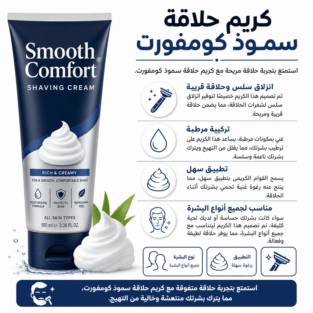 Smooth Comfort Shaving Cream