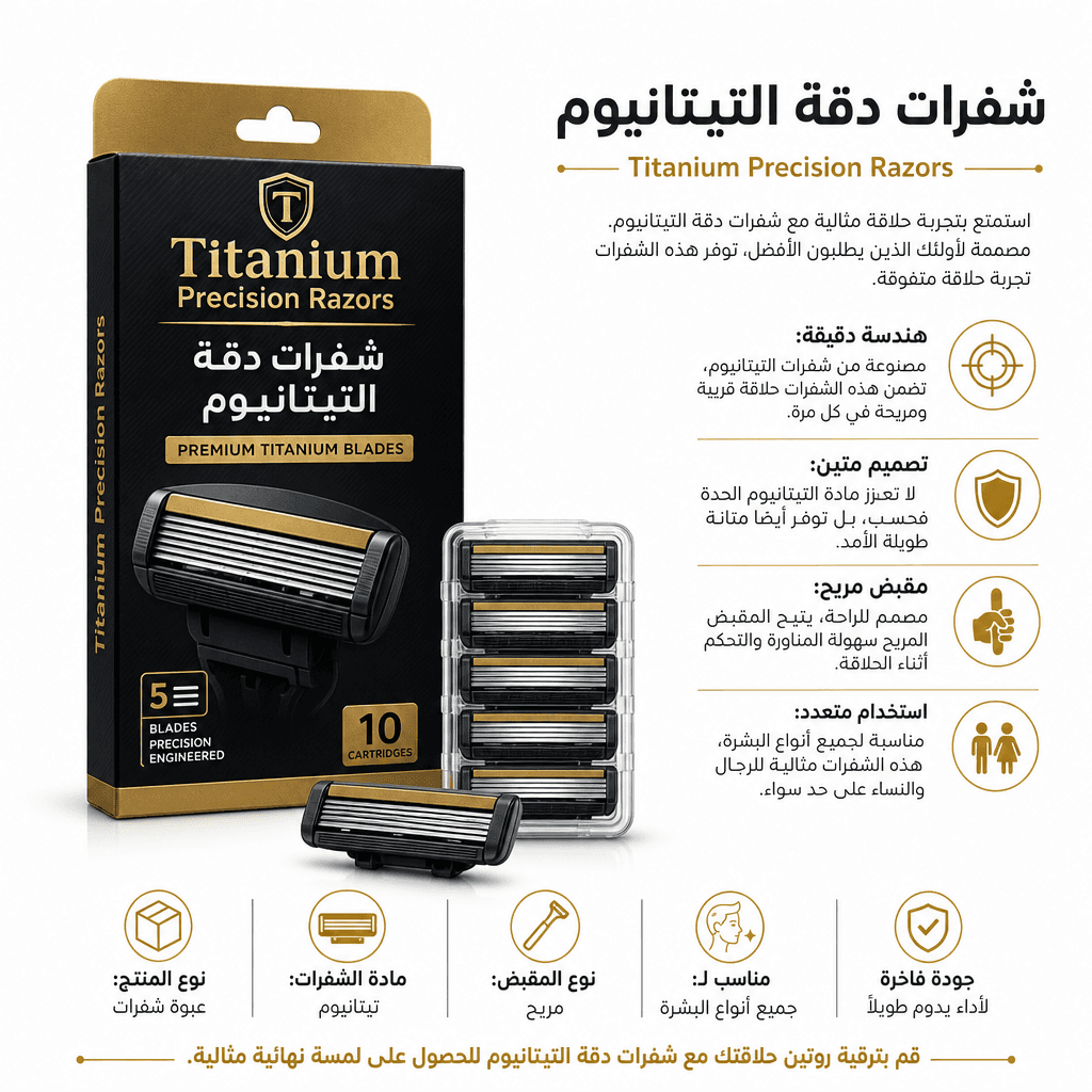 Titanium Precision Razors
