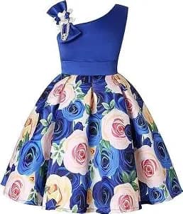 Girls' Floral Party Dress